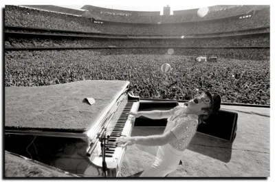 Elton John Poster 24x36 Inch Photo Rare Print Wall Art Dodger Stadium EJ01