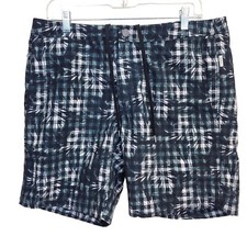 Onia Swim Shorts Mens Size 34 The Calder 7.5  Lined Tropical Palm  Check trunks