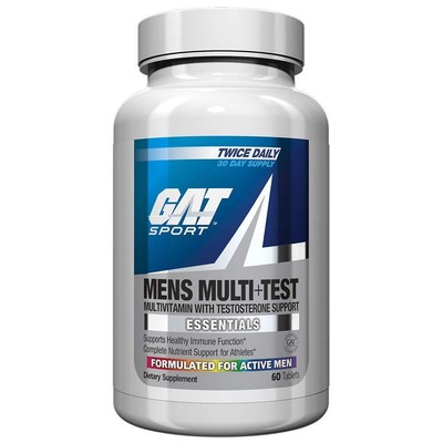 Men's Multi + Test, Premium Multivitamin (60 Count)