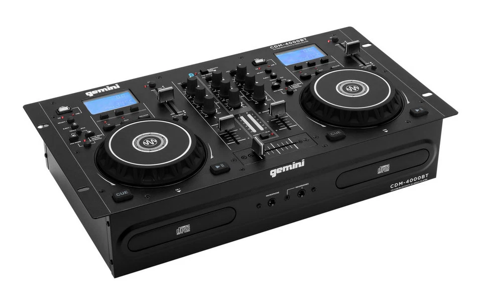 Gemini CDM-4000BT Dual DJ CD/USB Media Player with Bluetooth + Mixer - Image 2 of 4