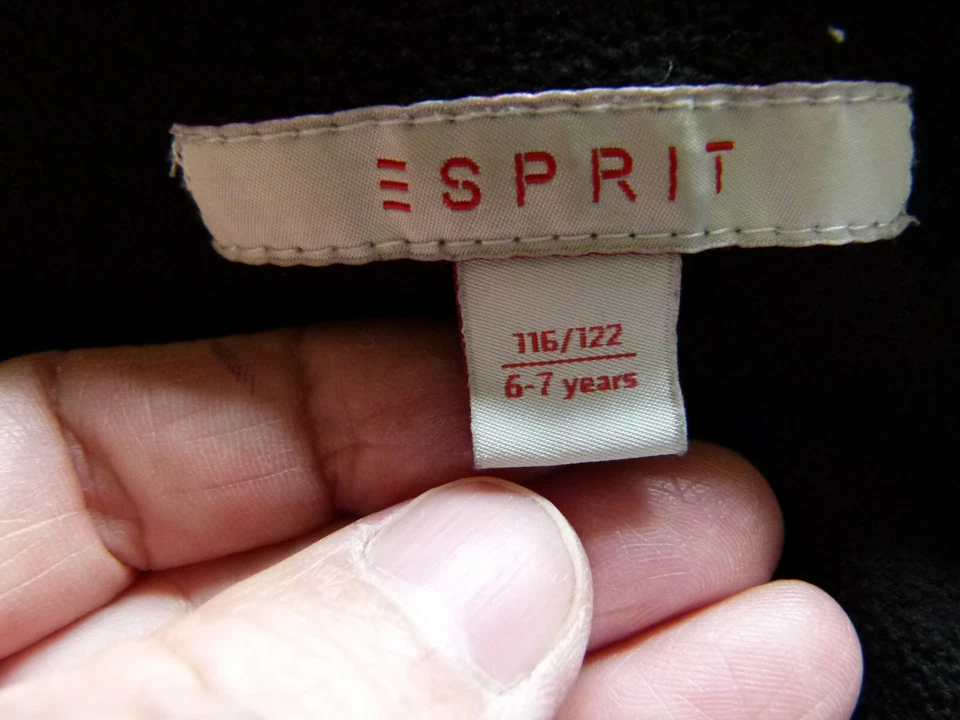 Esprit Niño’s Azul Marino Cálida Cremallera Completa Puffer Chaqueta con Forrado de Vellón Talla 6 – 7 Años Foto 3 de 4