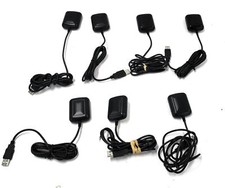 Lot of 7 US GlobalSat BU-303 12 Channel GPS Receiver w/ USB Connection