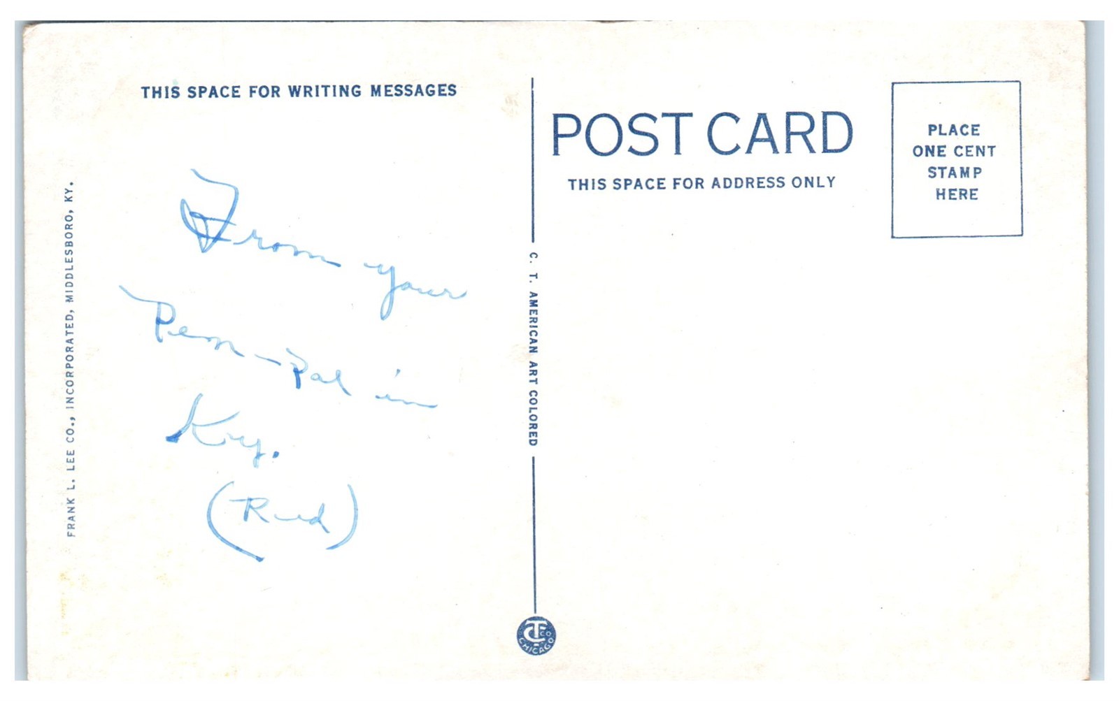 Early 1900s The Coal House, Middlesboro, KY Chamber of Commerce