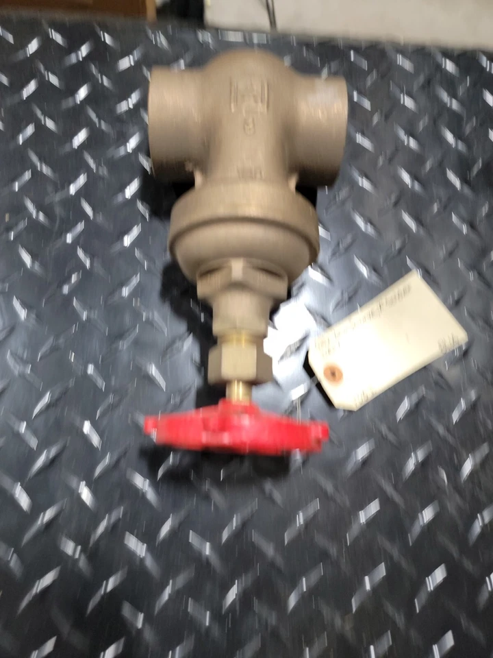 Milwaukee Valve Bronze Gate Valve 2" CTS Solder Joint Ends 125-SWP 200-WOG 1WEF7 - Image 3 of 4