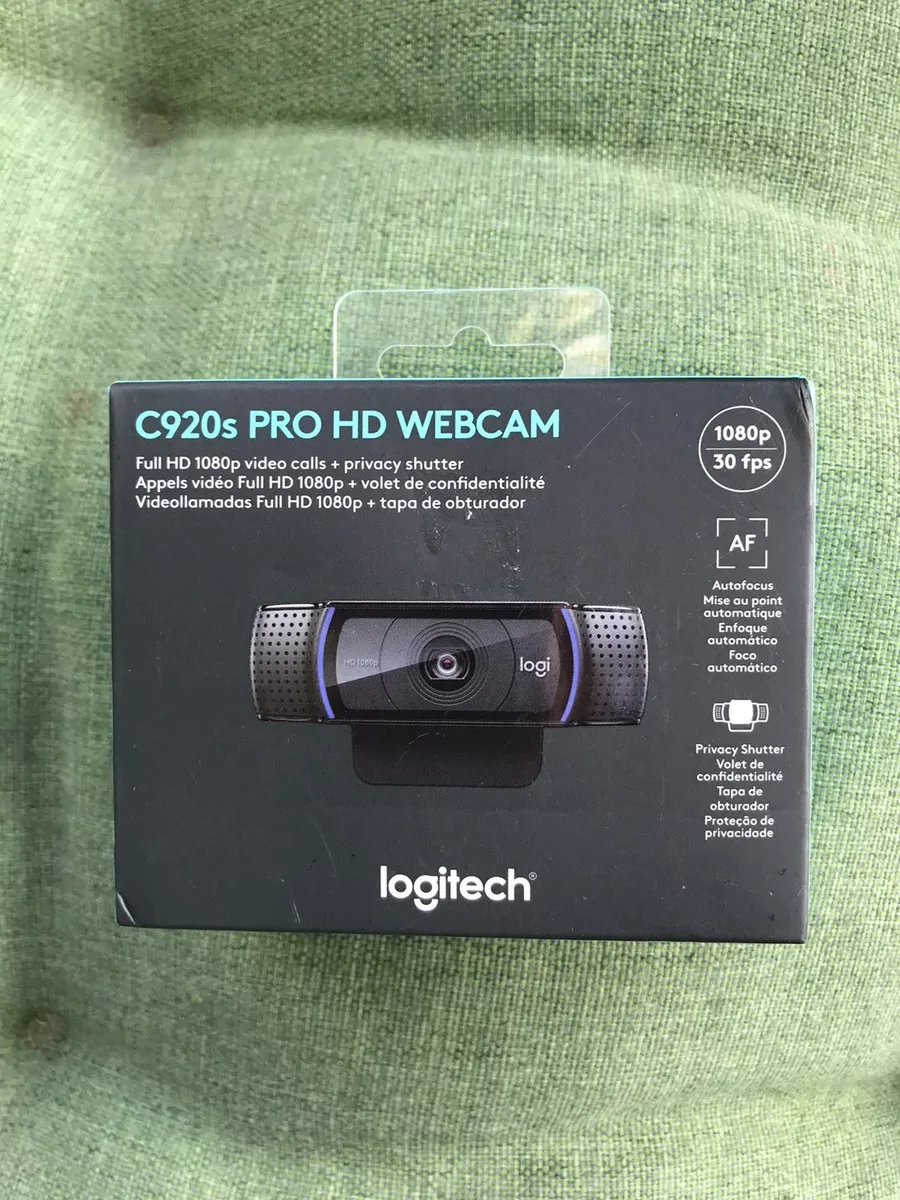 Logitech C920S Pro HD 1080p Webcam