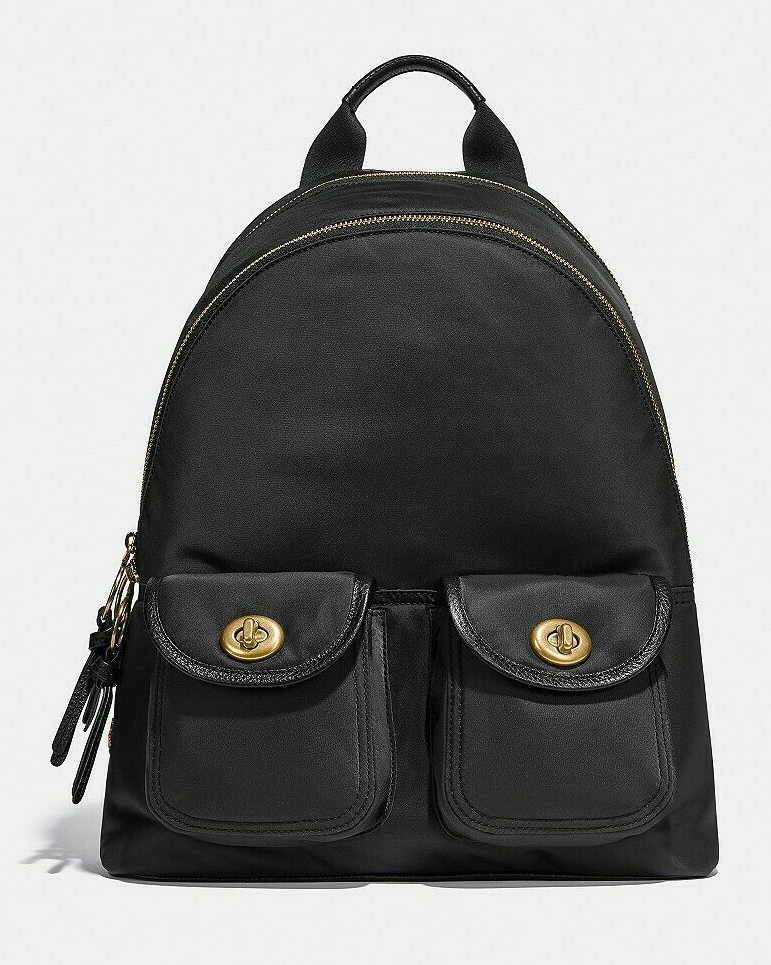 Pebble Leather F38288 COACH Charlie Mini Backpack Pebble Leather