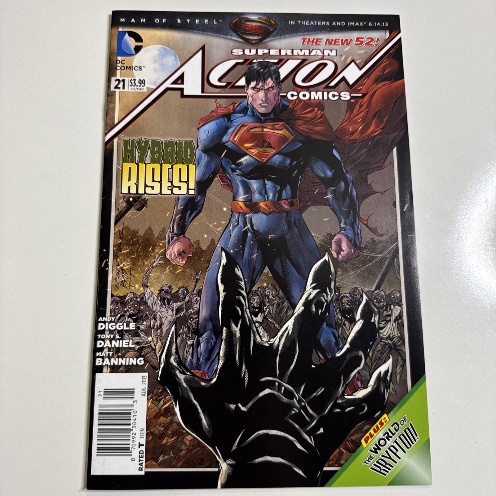 Action Comics #21 Rare Newsstand Variant | VF | New 52 DC Comics 2013 | Superman