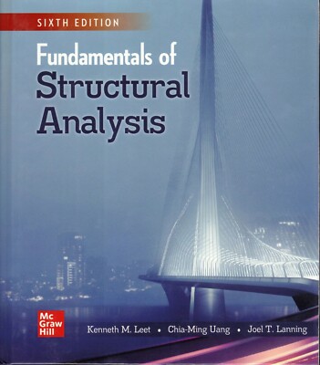 Fundamentals of Structural Analysis 6th Edition NEW FREE SHIPPING