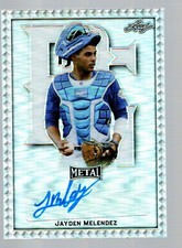 2020 Leaf Metal Perfect Game All-American Autographs #BAJM1 Jayden Melendez