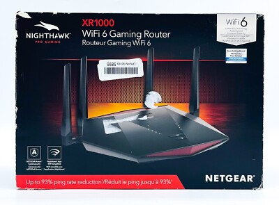 NETGEAR Nighthawk XR1000 Pro Gaming 6-Stream WiFi 6 Router - AX5400 Wireless