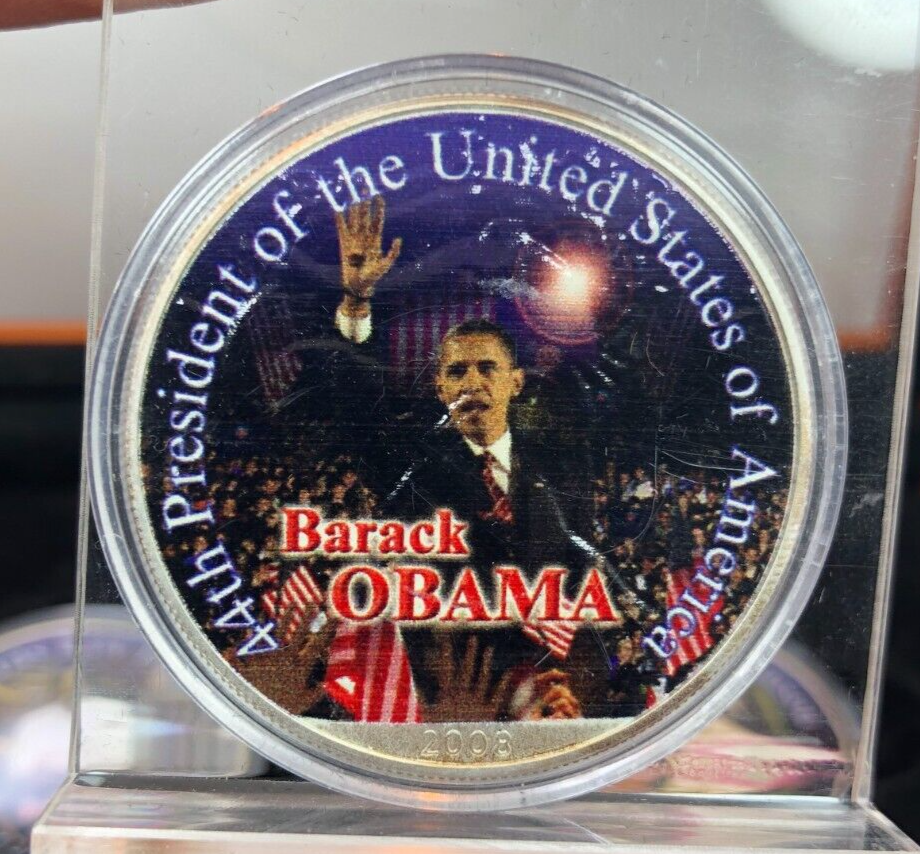 The Obama Milestone Collection ~ 5 Colorized Barack Obama American ...