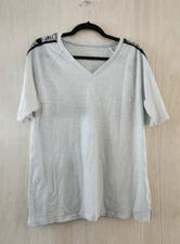 Flirtitude Active T-Shirt Gray Large Free Shipping