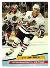 DAVE CHRISTIAN 1992-93 FLEER ULTRA CARD NEAR MINT+ CONDITION