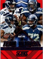 2015 Score #29 Doug Baldwin Marshawn Lynch Michael Bennett Russell Wilson Red