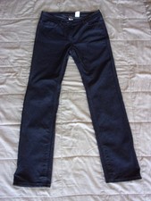 McDonald's Jeans Womens 6 Regular Dark Wash Black Denim Work Uniform MC212 MCDS