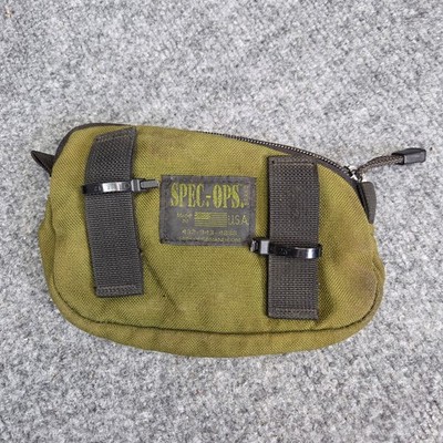 Spec Ops Brand Tactical MOLLE Utility Pouch Green Optic EDC Organizer USA 7X5