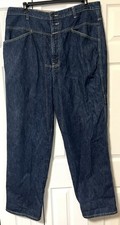 VTG 90s Marithe Francois Girbaud Jeans Mens 40x33 Blue Baggy Wide Leg Hip Hop