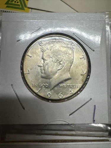 NICE! 1964 90% KENNEDY HALF DOLLAR COIN, Actual Coin