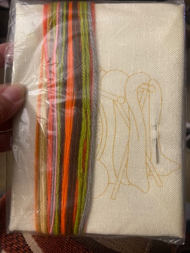 Vintage 1975 Sunset Designs Jiffy Stitchery Knit One-Purl Two Kit #396 NIP