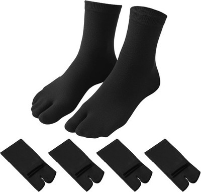 4 Paar Tabi Flip Flop Socken, Baumwolle Größe 36-42 Geteilte Zehensocken E