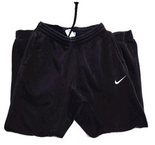 Vintage Nike Sweatpants Men Small Blue Label Athletic Jogger Pants Pockets Thick