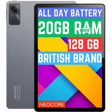 NEOCORE E2s | Tablet Android 10.1'' | 20GB RAM | 128GB di archiviazione | Marca britannica
