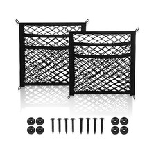 3 Layer Small Cargo Net,Cargo Storage Pocket Net, Mesh Elastic Pouch Organize...