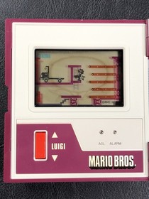 Mario Bros. Game & Watch MW-56 - 1983 Nintendo - Tested Working - Great Cond.