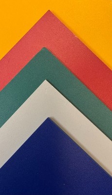 Sintra PVC Foam Board Plastic Sheet - 6mm (1/4'') thick - Assorted Sizes & Colors