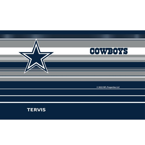 Traveler NFL Dallas Cowboys - Hype Stripes Triple Walled Insulated Tumbler Tr... - Picture 2 of 8
