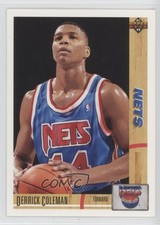 1991-92 Upper Deck Derrick Coleman #332 10q4