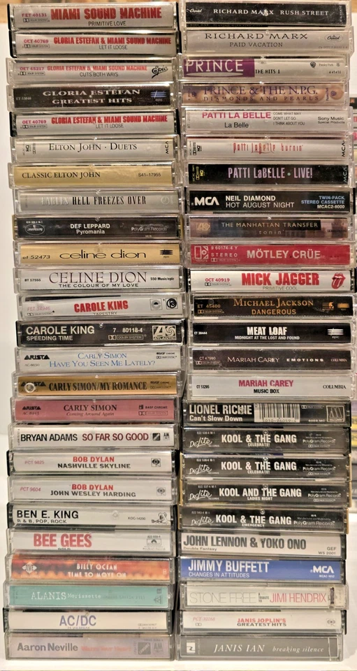 AUDIO CASSETTE Tapes You Pick! -Additional Shipping $0.50 - Rock, Pop, Country+ - Image 2 of 4