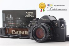  MINT w/Strap  Canon A-1 35mm SLR Film camera New FD 50mm f1.4 Lens From JAPAN