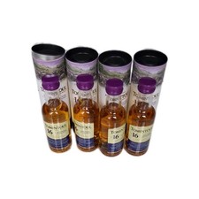 4xTomintoul 16 Jahre 0,5cl alc. 40 Vol.-% Mit Tube. 