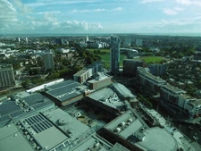 Photo A3 View eastwards from the Spinnaker Tower over Portsmouth Portsmo c2016