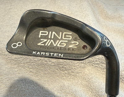 Ping Zing 2 Red Dot 8-Iron Steel Stiff  Shaft Right Handed 38 inch Lamkin Grip