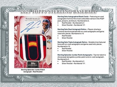 2025 Topps Sterling Baseball Hobby Box | eBay
