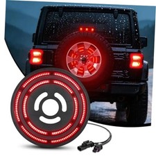 Spare Tire Brake Light Red Double Row JL 2018-2026 Tire Brake Light Double Row