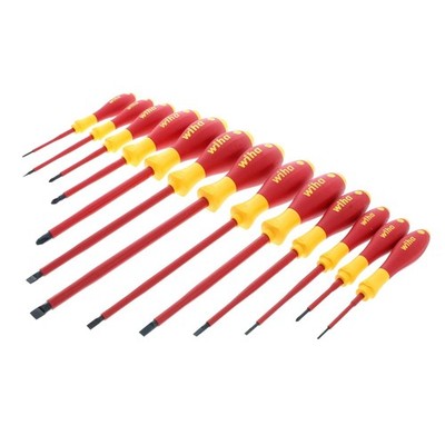 32094 Slotted & Phillips Insulated Screwdriver Set, 13 Piece, 1000V VDE