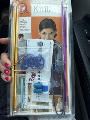 Boye I Taught Myself to Knit: 18 Projects & Tools + Extended Sizing- #3616400000