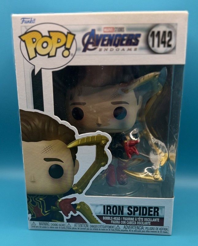 Funko Pop! Marvel Avengers: Endgame Iron Spider Bobble-Head Vinyl Figure #1142