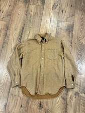 Vintage 100 Virgin Wool Plaid Button-Up Shirt Jacket Game and Lake Sz S