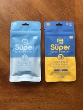 The Super Patch Company:The Defend Patch & The Peace Patch Pack Of 28 Patches