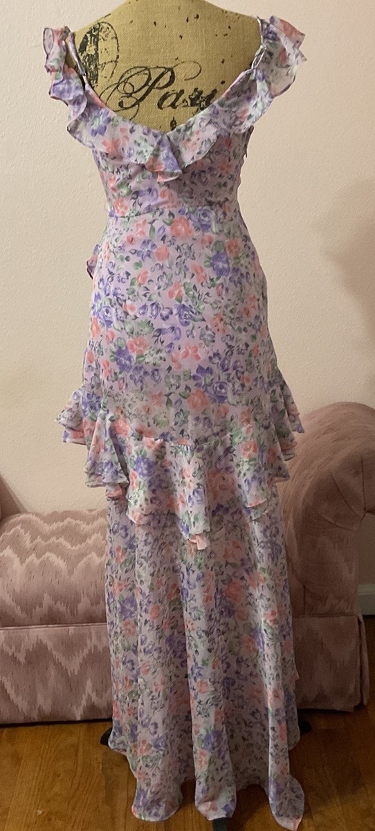 Astr The Label | Pemberley Floral High Low Dress | Size S | Pink Multi Floral