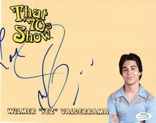 Wilmer Valderrama Signed Autographed 8x10 That '70's Show Fez Photo