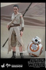 STAR WARS HOT TOYS REY & BB-8 SET 1 6 SCALE FIGURE MMS337 MISB SEALED SHIPPER BX