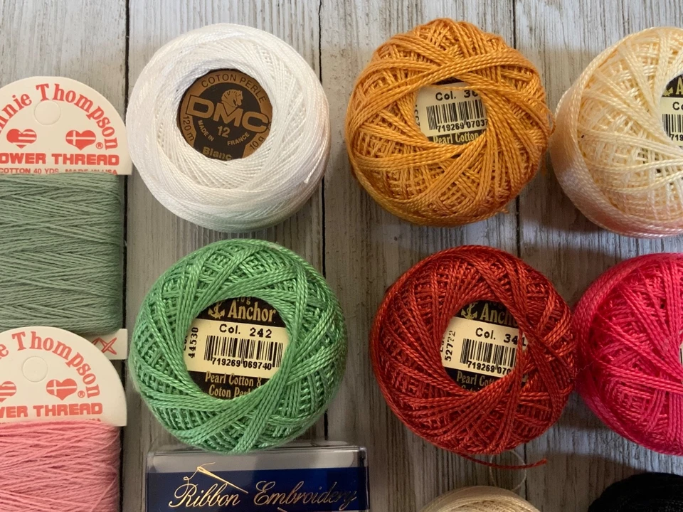 Mixed Lot Of 18 ~ Ginnie Thompson, Anchor Spools, Makuba Embroidery ~ New - Image 3 of 4