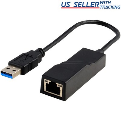 USB 3.0 to Gigabit Ethernet Network Adapter 1000Mbps for MacBook Air / PC Laptop