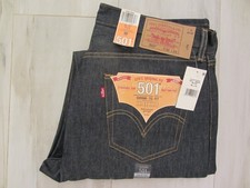 Levi's 501 Straight 2011 , Mexico, Shrink to Fit, Rigid Raw, 36x34 NWT 98 MSRP
