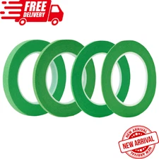 Fine Line Masking Tape DIY Automotive Masking Tape DIY Car Auto Paint 4 Roll...